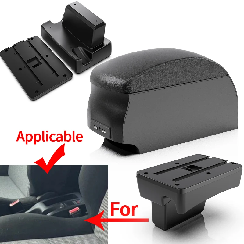 For Peugeot 307 I 2001 2002 2003 2004 2005 2006 2007 2008 special armrest box storage box interior details modified auto parts