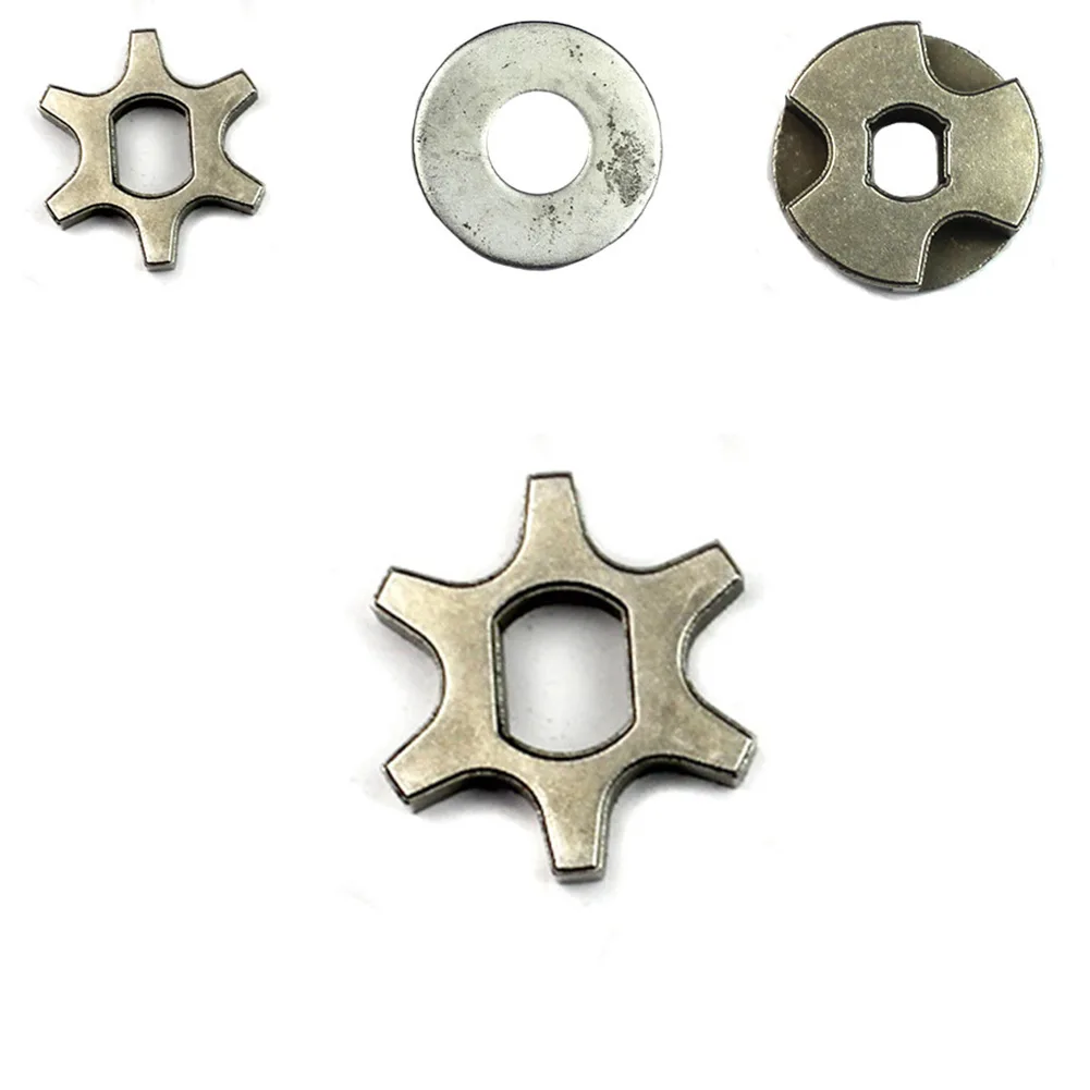 Piñones de engranaje de motosierra, pieza de herramienta eléctrica de reemplazo para 5016 Asterisk, amoladora angular de cadena de 6 dientes