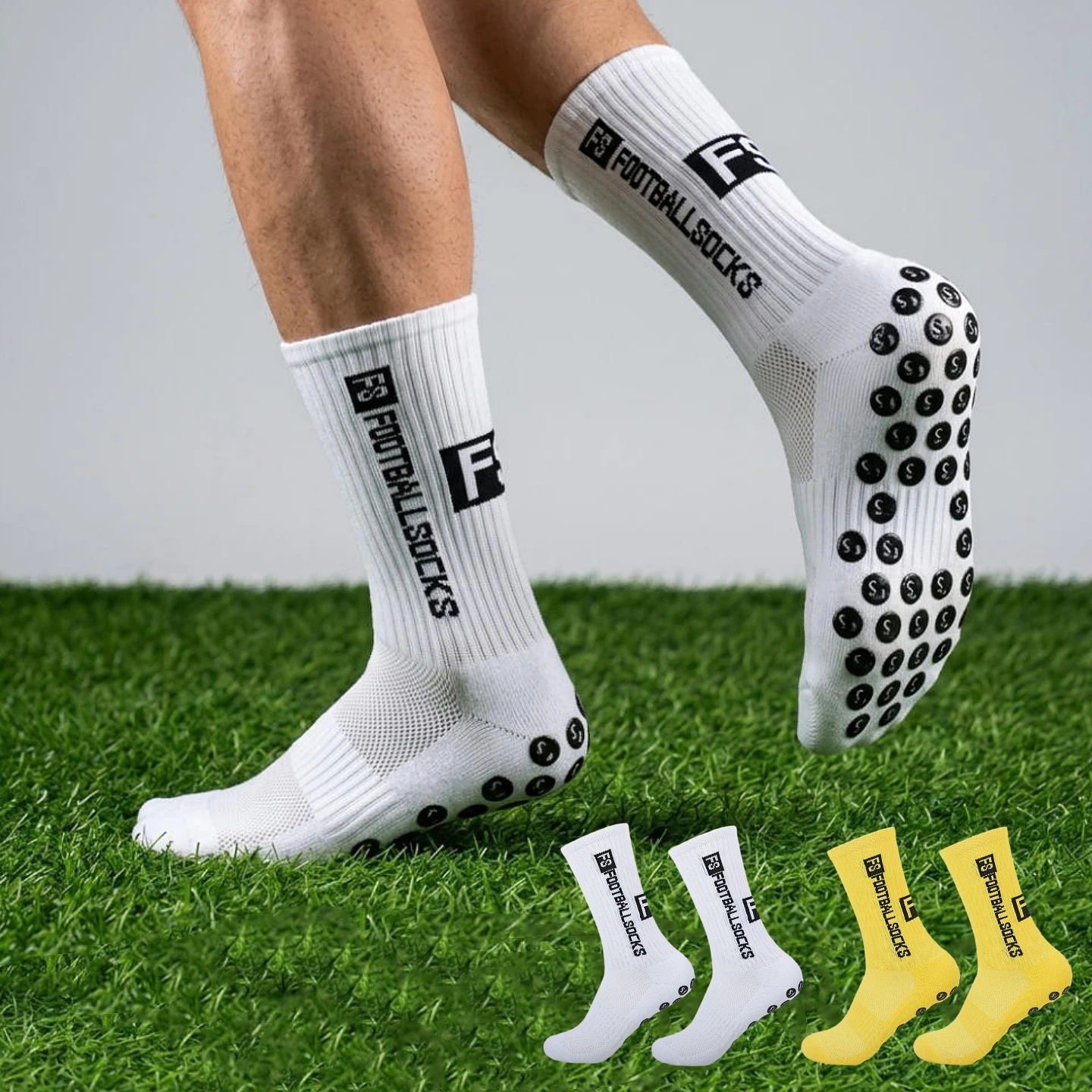 

1/4/8/12pairs Towel Bottom Shockproof Grip Socks Men Women Exercise Tennis Socks