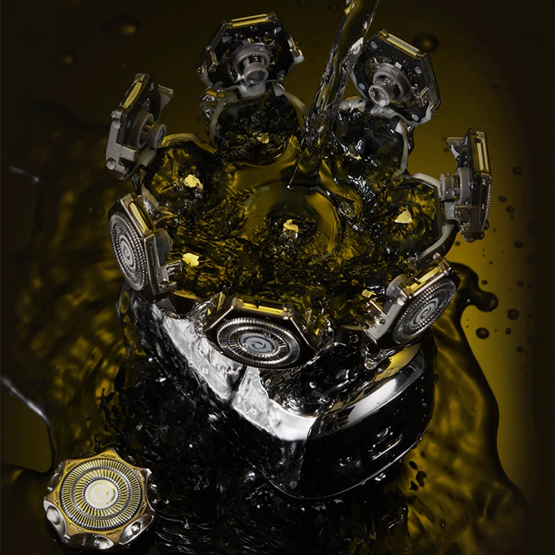 استبدال شفرة 8D القاطع العائمة رئيس مقاوم للماء الفولاذ المقاوم للصدأ الحلاقة الكهربائية للرجال ماكينة حلاقة استبدال شفرة