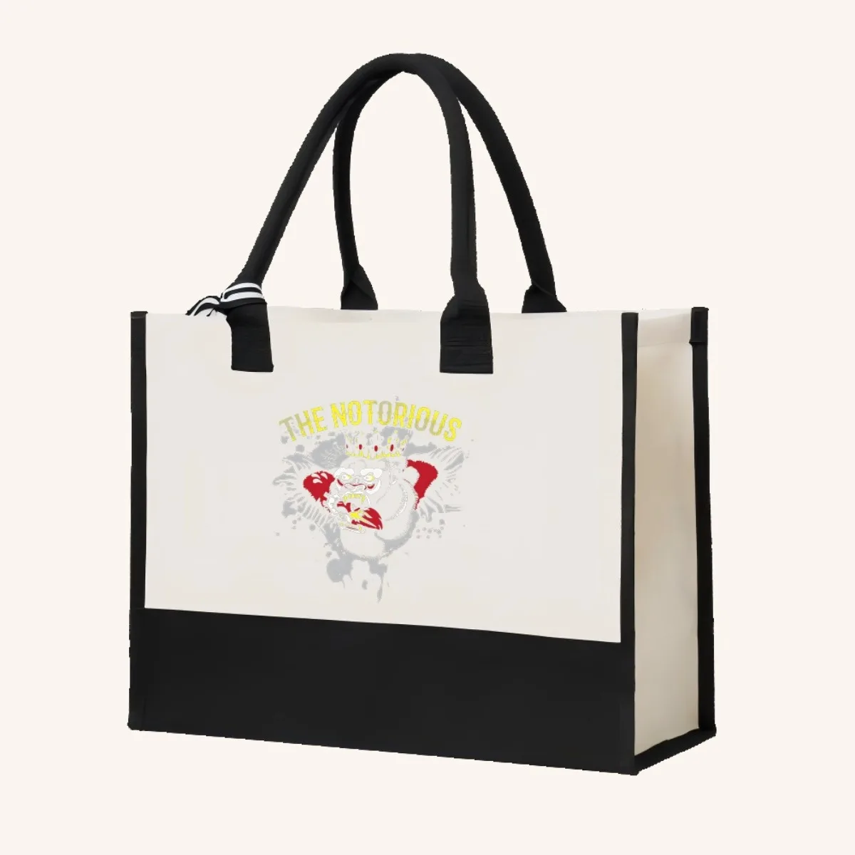 شعارات wnload Teamfight Tactics 2026 وصول جديد موضة عملية واسعة قابلة لإعادة الاستخدام حمل حقيبة نمط طباعة 2 لهجة الثقيلة L #4