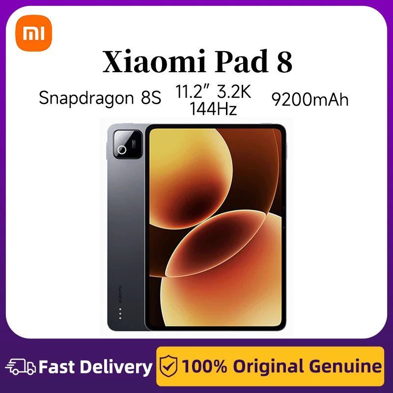 Xiaomi Pad 8 2025 Edition 11.2-inch 144Hz 3.2K display 4th Gen