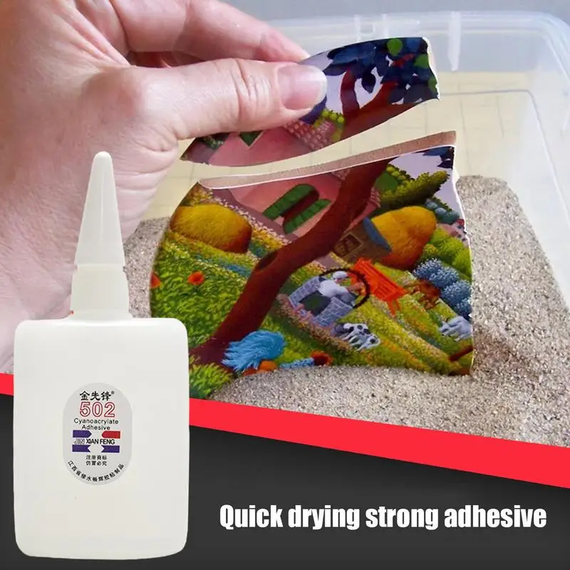 

502 Super Glue Strong Adhesive Quick-Drying & Super Fast Special Glue Multipurpose Quick Bond Fast Glue Effective For Hobby