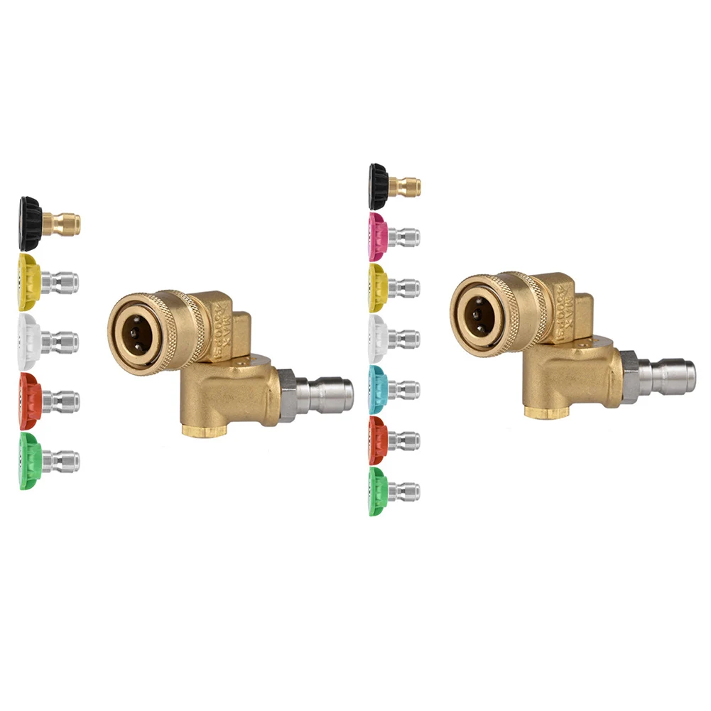 

Сменная 1/4 "быстроразъемная поворотная регулируемая насадка-адаптер высокого давления, автомобильные мойки, украшение интерьера