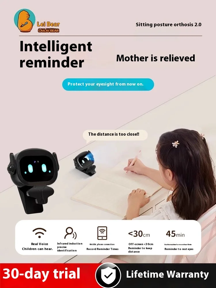 Posture Correction Robot Intelligent Reminder Eye Protection Anti Hunchback Vision Protector Intelligent Sensing Customize Robot