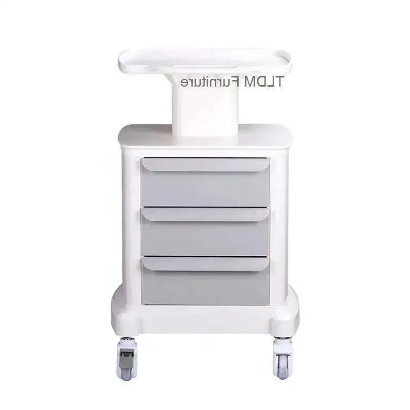 Minimalist Salon Trolley Salon Equipment Furniture Organizer Cart with Wheels Portable Medical Chariot Beauty Salon Trolley