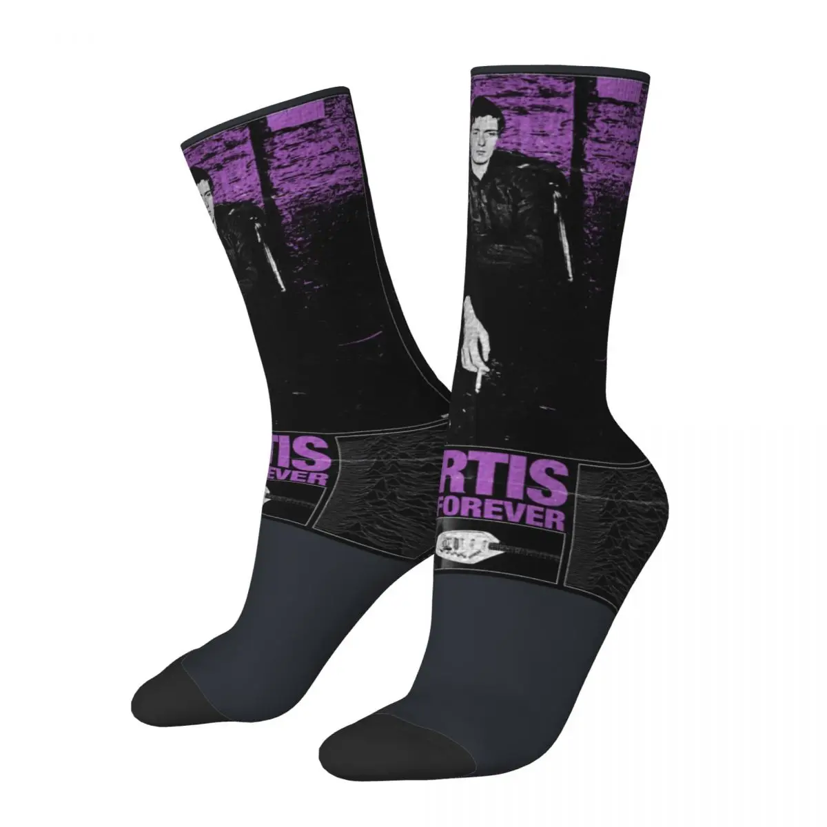 Ian Curtis Joy Division Post Punk Art Calcetines para hombre, Vintage, Harajuku, joy division, Hip Hop, novedad, sin costuras, tops