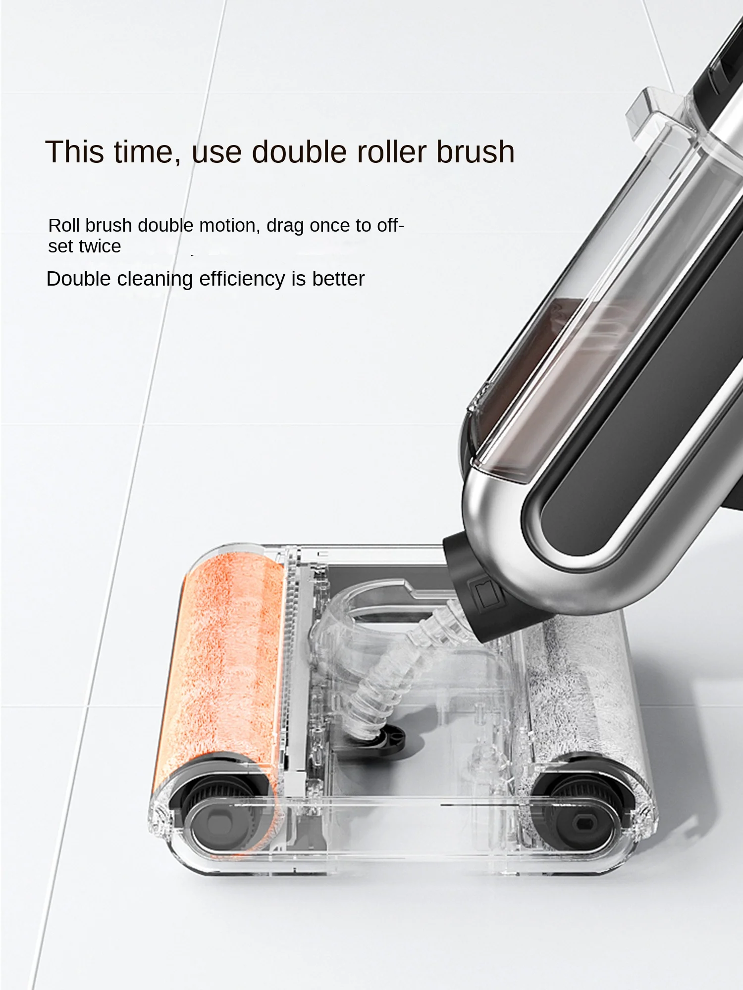 UWANT X100pro double roll scrubbing machine sweep suction drag integrated household wireless intelligent cordless vacuum cleaner