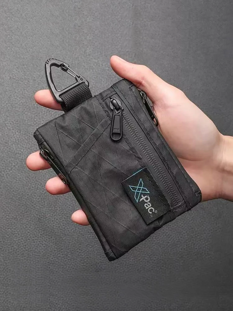 

Portable Multi-Functional Waterproof Small Storage Bag for Earphones Cards Keychain Coin Pouch XPAC Material Key Holder