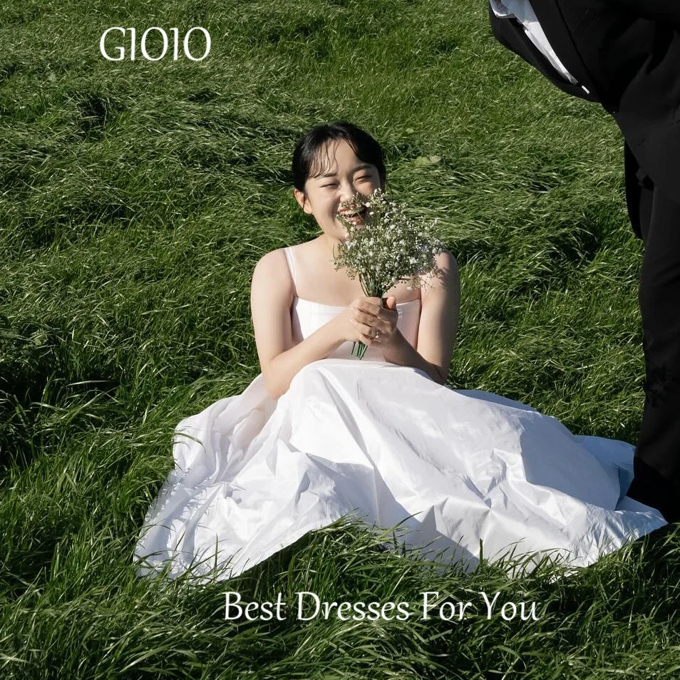 GIOIO-vestido de noche sin tirantes para mujer, traje de boda plisado sin mangas, Formal, largo hasta el suelo, elegante, para fiesta de graduación