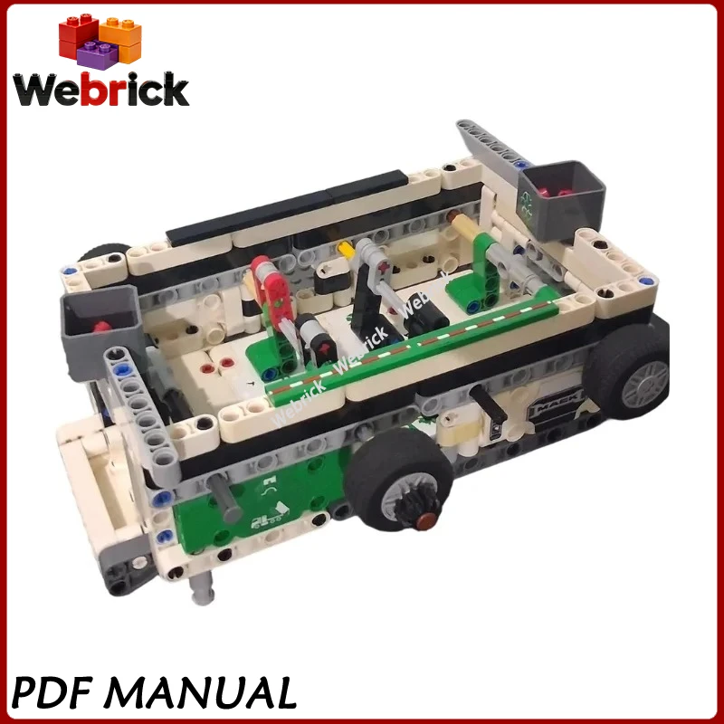 Foosball Table MOC Blocks Mini Soccer Play Set Small Particle Bricks Indoor Desktop Decor Ornament 341pcs - view 5
