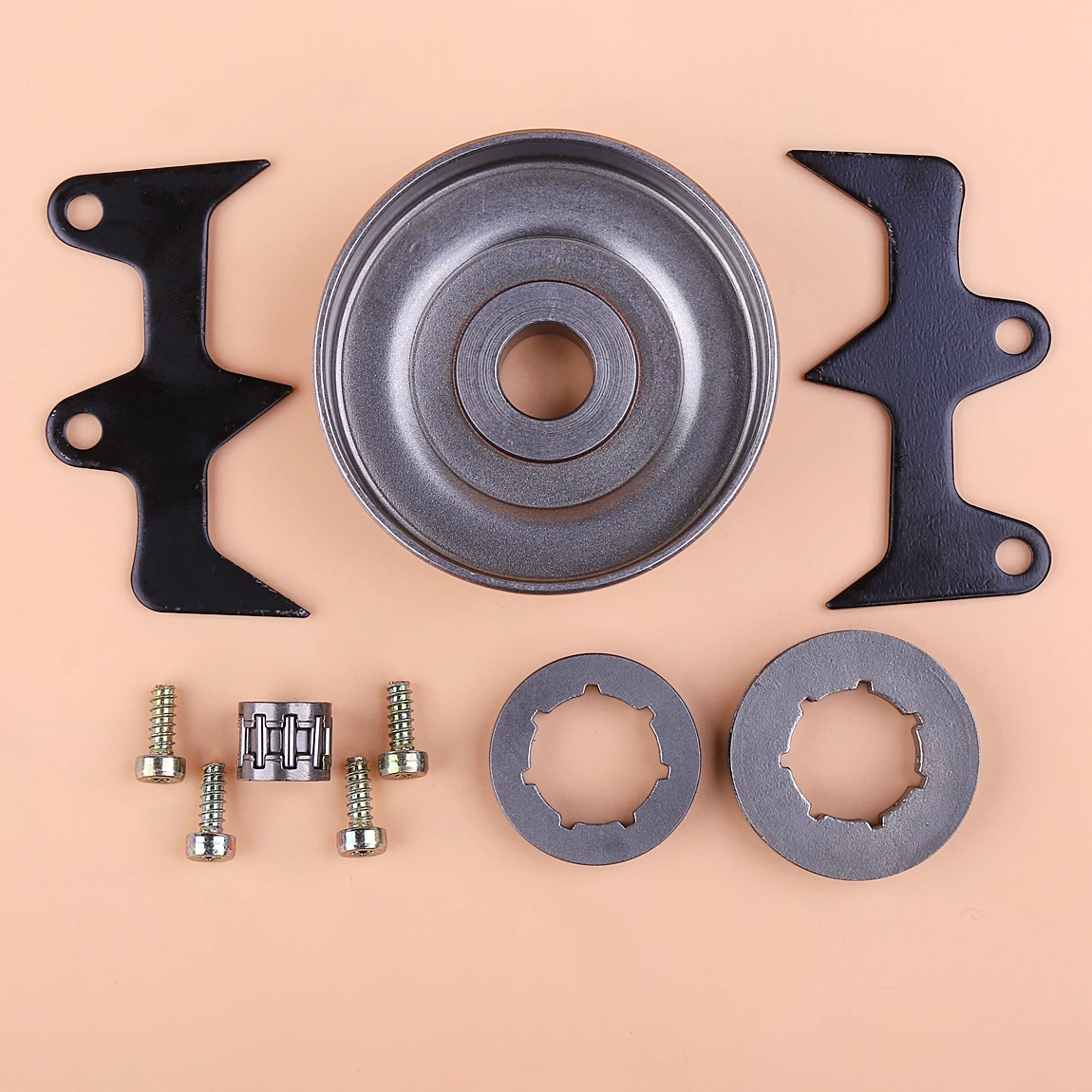. 325 "roda dentada kit de aro do cilindro da embreagem para husqvarna 235 235e 240 240e 130 136 137 141 142 motosserra felling cão amortecedor pico rolamento