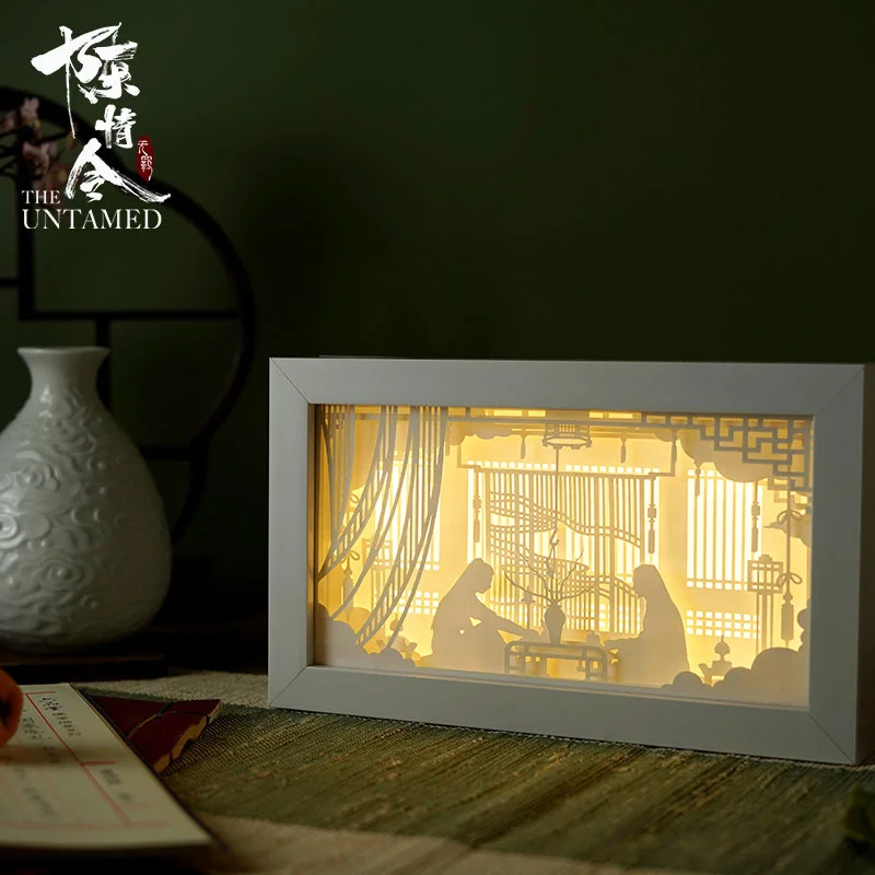 

[Petition flagship store]Forget to admire the paper carving lamp in the quiet room at snowy night