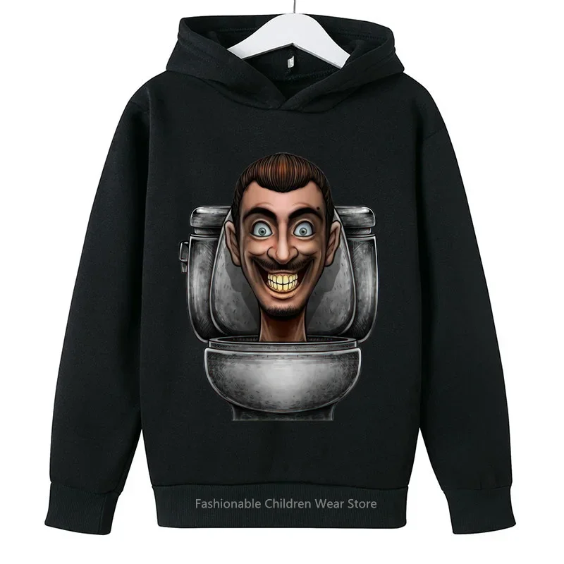 Funny Animation Skibidi Toilet Graphic Hoodies for Men Clothing Fashion Print Cameraman Sweatshirts Pullovers Tracksuit