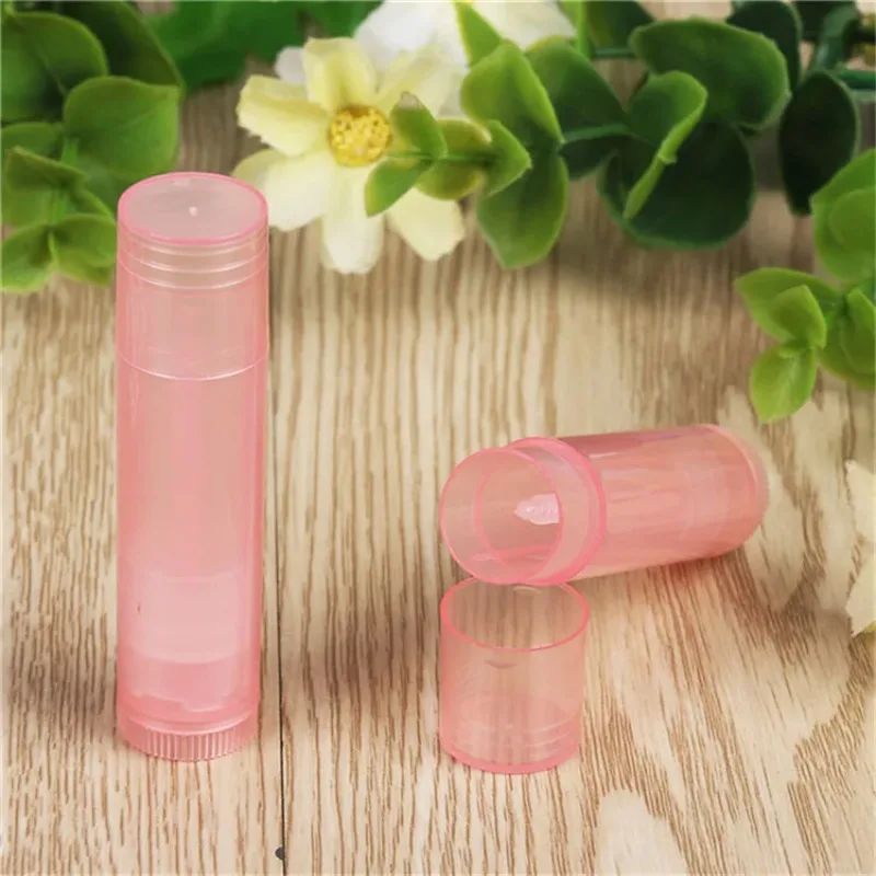 

50PCS 5g/5ml Refillable Lip Balm Tubes -Empty Lipstick Containers for DIY Cosmetics,Travel Size Makeup Jars Portable Applicators