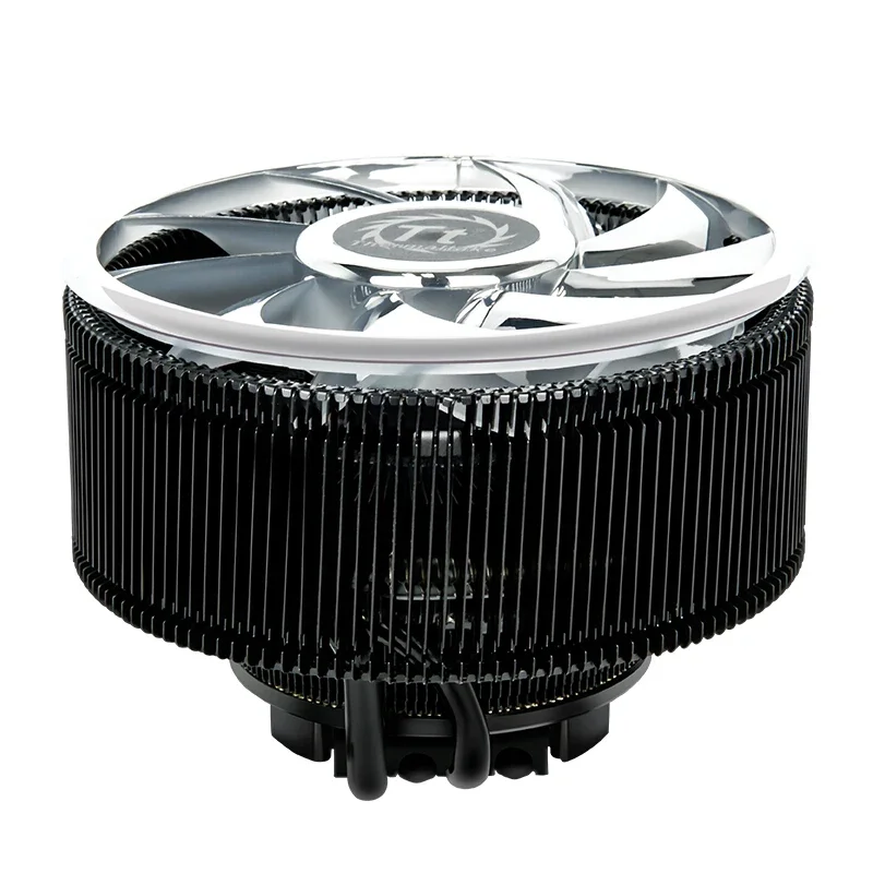 Desktop computer CPU radiator 4 heat pipe down mute temperature control PWM main board synchronization