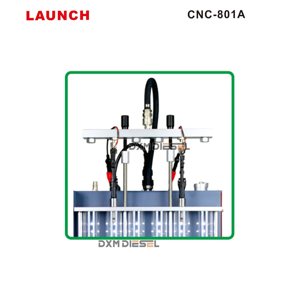 Launch CNC801 Ultrasonic GDI Fuel Injector Cleaner And Tester Compatible For Universal GDI And Benz Injector