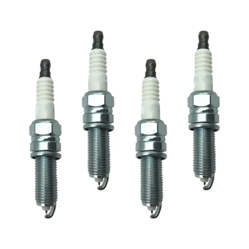 

4Pcs Spark Plugs For Hyundai Elantra Santa Fe Genesis Tucson Kia Forte Rando Soul Honda Acura SILZKR7B-11 18846-11070