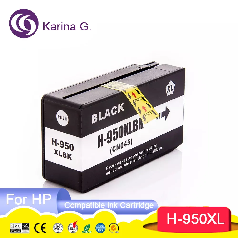 950XL 950 951 XL 951XL Premium Color Compatible InkJet Ink Cartridge For HP950 For HP951 For HP Officejet Pro 251dw/276dw/8100