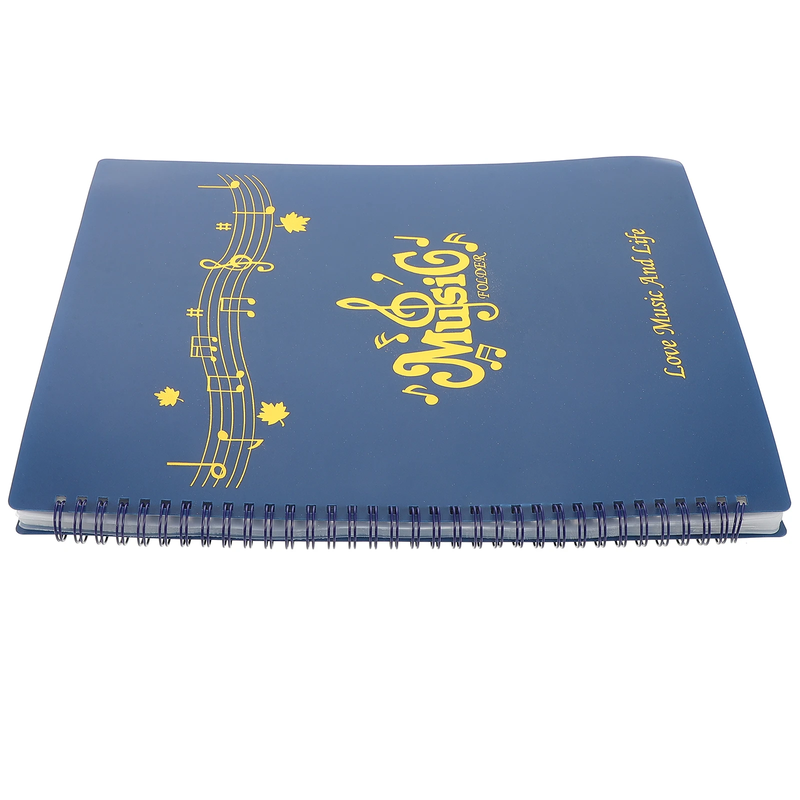

1pcs Non Glare Music Sheet Folder 30 Pages Piano Guitar Documents Organizer Black Choir Choral File Storage Flip Book
