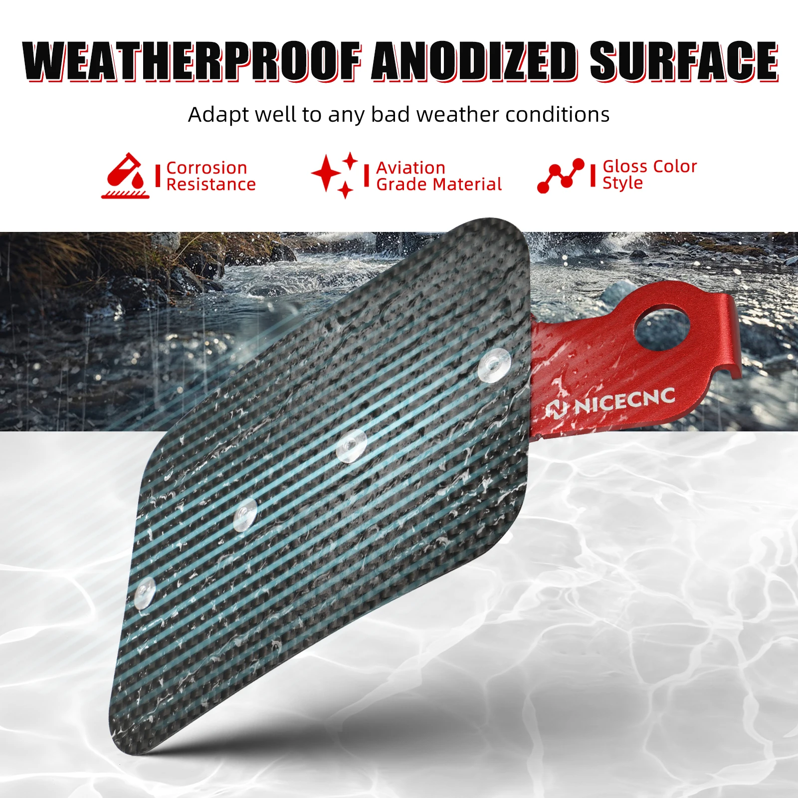 

NICECNC для TRX450R 3K углеволокна и T6-6061 карбюратор алюминия теплозащитный экран для HONDA TRX450R 2006-2009 TRX450ER 2006-2014