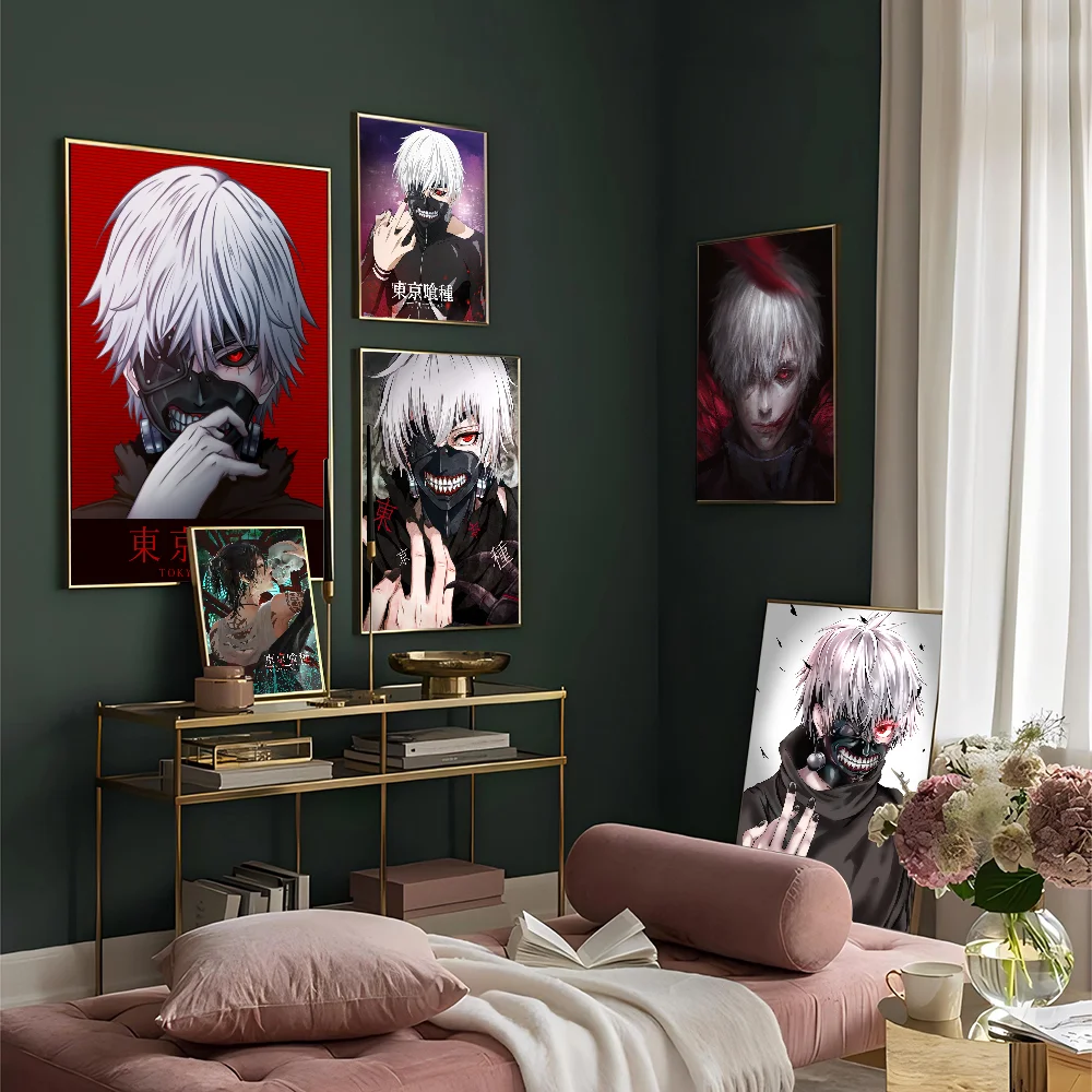 Tokyo Ghoul Anime Anime Posters Sticky HD Quality Poster Wall Art Painting Study Wall Decor