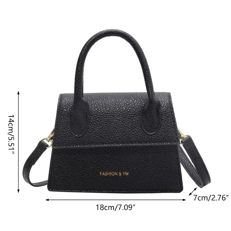 Stylish PU Flap Bag Handbag for Women Girls PU Crossbody or Shoulder Bag