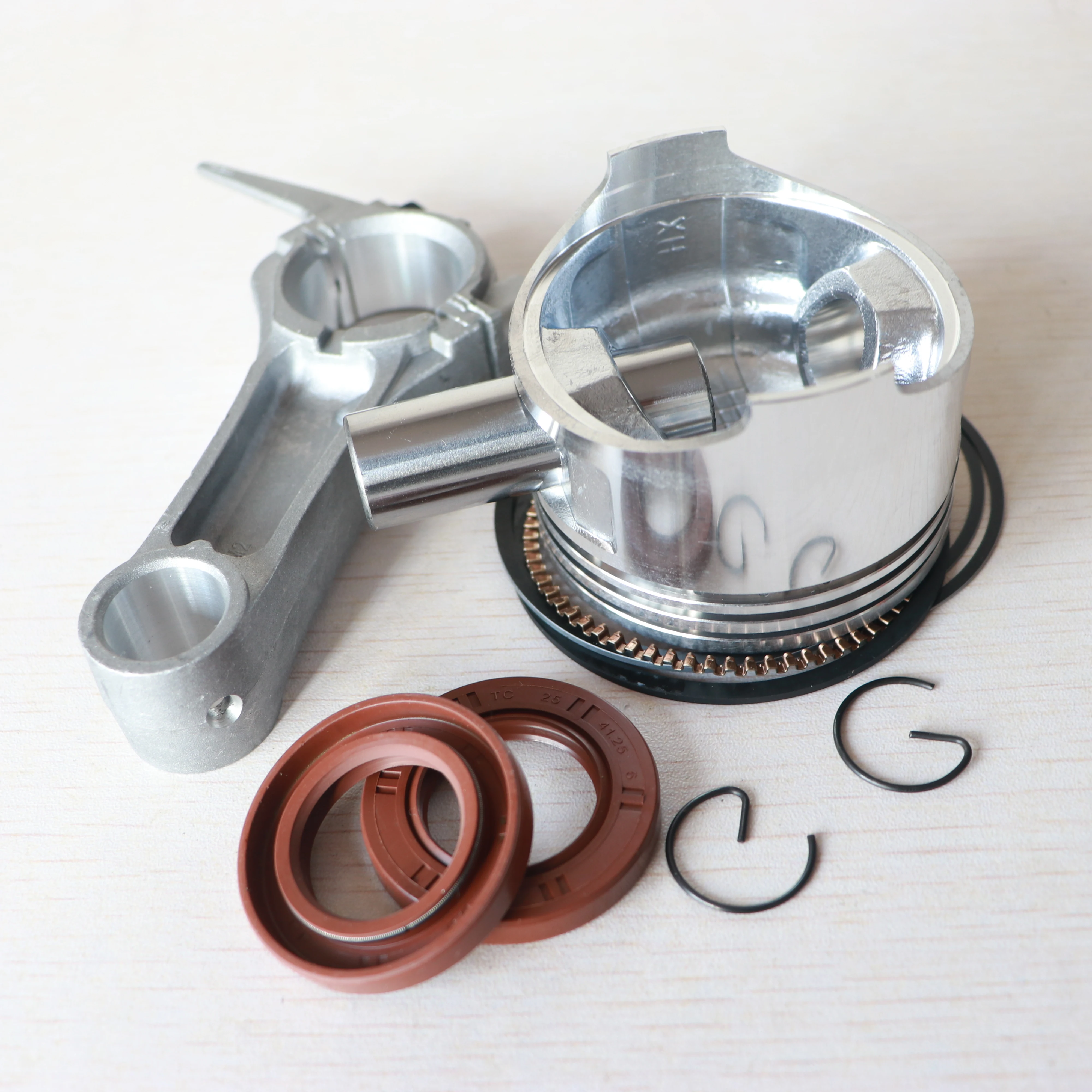 Imagem -06 - Anéis de Pistão Biela Virabrequim Óleo Selo Reparação Kit para Honda Gx390 13hp Chinês 188f 190f Motor Gerador 88 90 mm