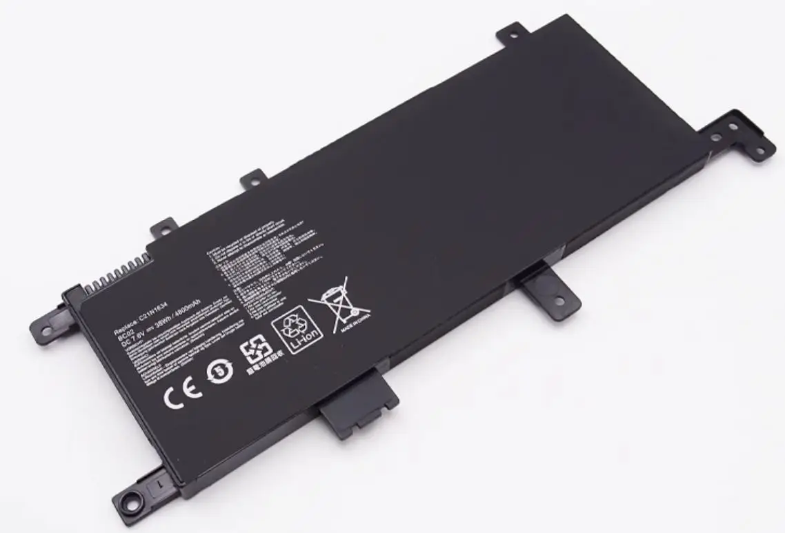 

Новый аккумулятор для компьютера asus vivobook A580U FL5900L X542U R542U FL8000U C21N1634