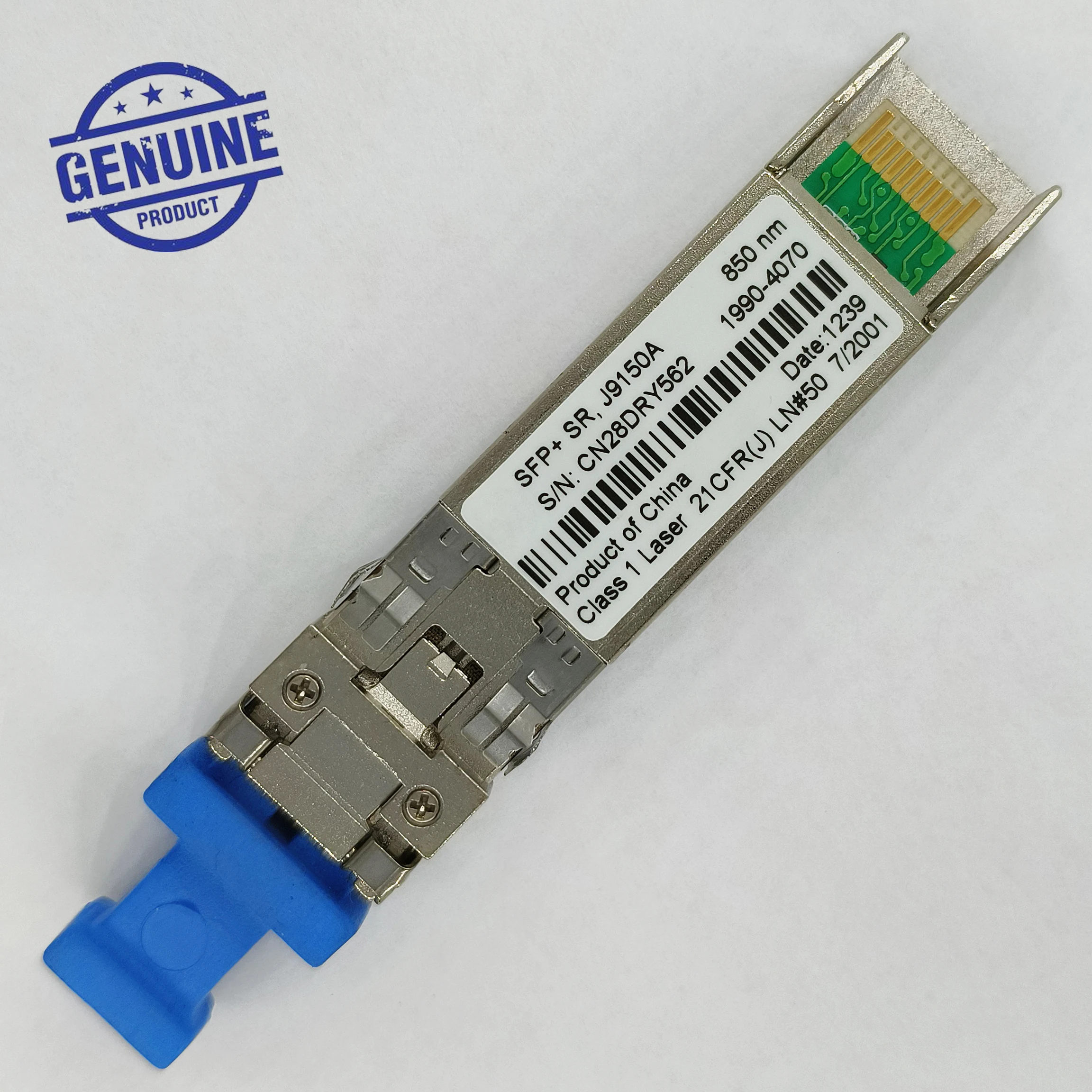 

Genuine For HPE J9150A X132 10GbE SFP+ LC SR 850nm 300M Transceiver Optical Module