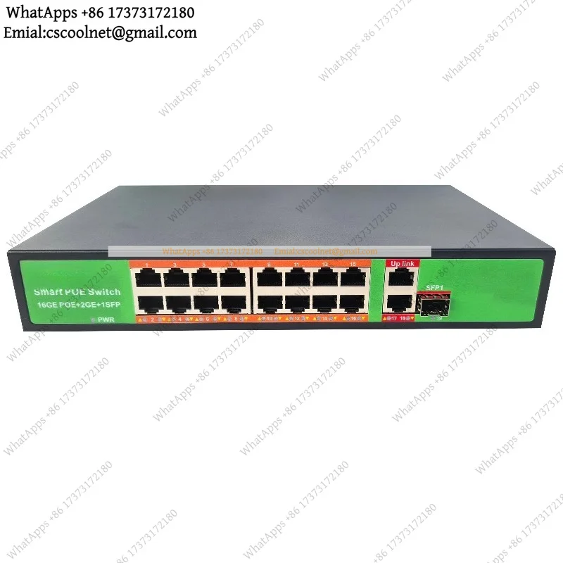 JS01 GB 48V PoE Switch 4 5 8 9 10 16 24 Port 8+2 Gigabit Ethernet