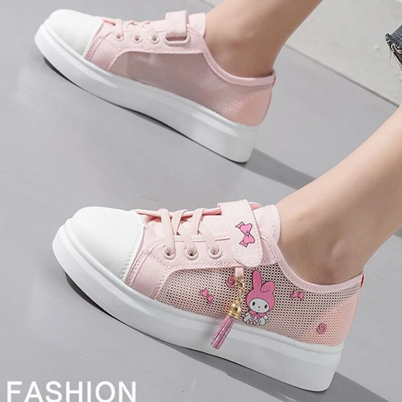 Cute My Melody Tennis Sanrio Kawaii Anime Girl Child Sneakers Girl Heart Cartoon Babys Casual Shoes Non Slip Toys Gifts for Kids