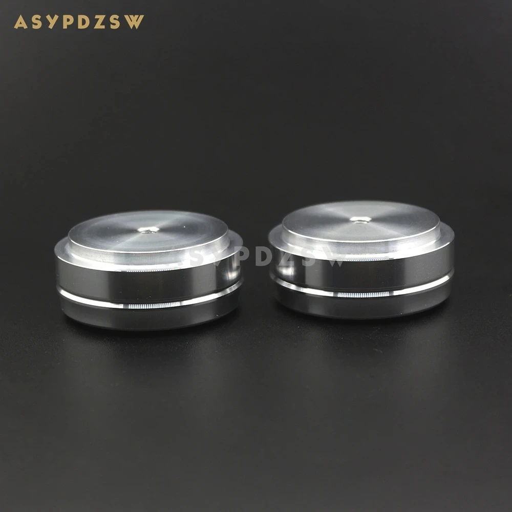 4PCS 39*17mm Grooved shape Full aluminum Amplifier Speaker machine feet Shock pad Silver/Black (Optional)