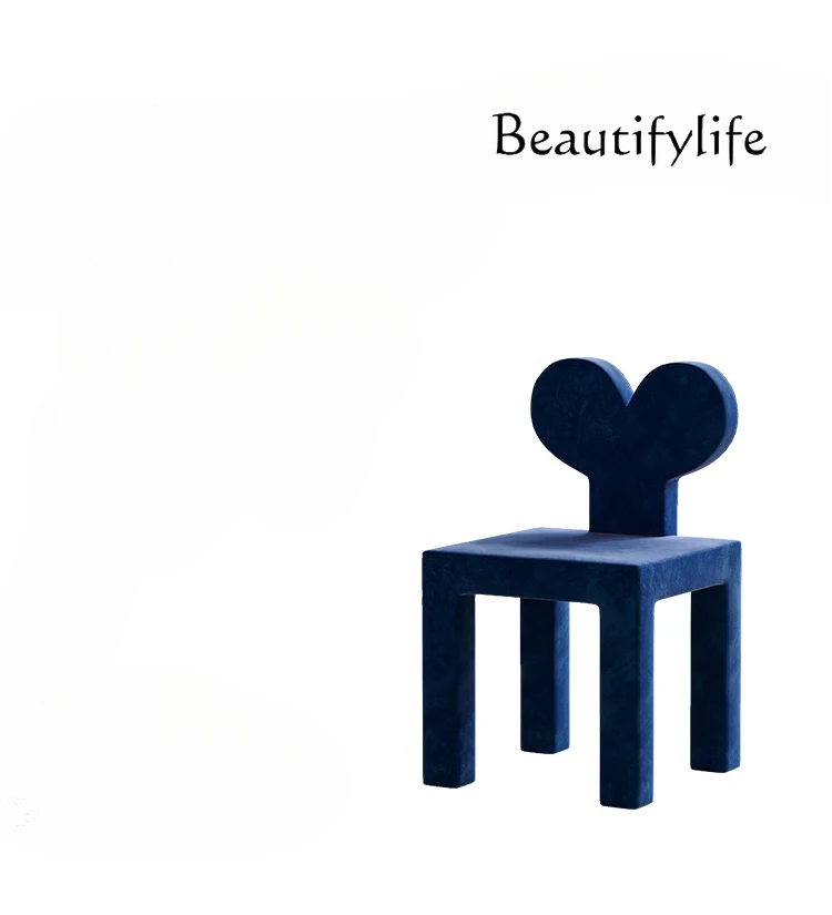 

Makeup chair, dresser stool, modern minimalist creative special-shaped retro dining chair