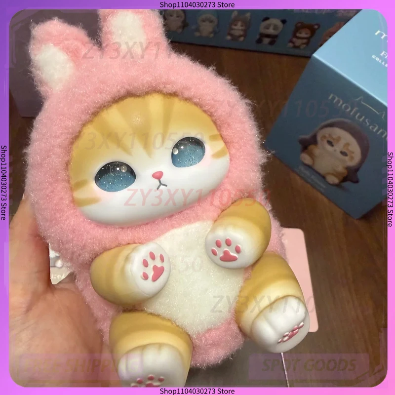 

Новинка 2024 года, милая акула, кошка, плюшевая виниловая подвеска в виде звездного глаза, слепая коробка, украшение для куклы, Рождественский подарок