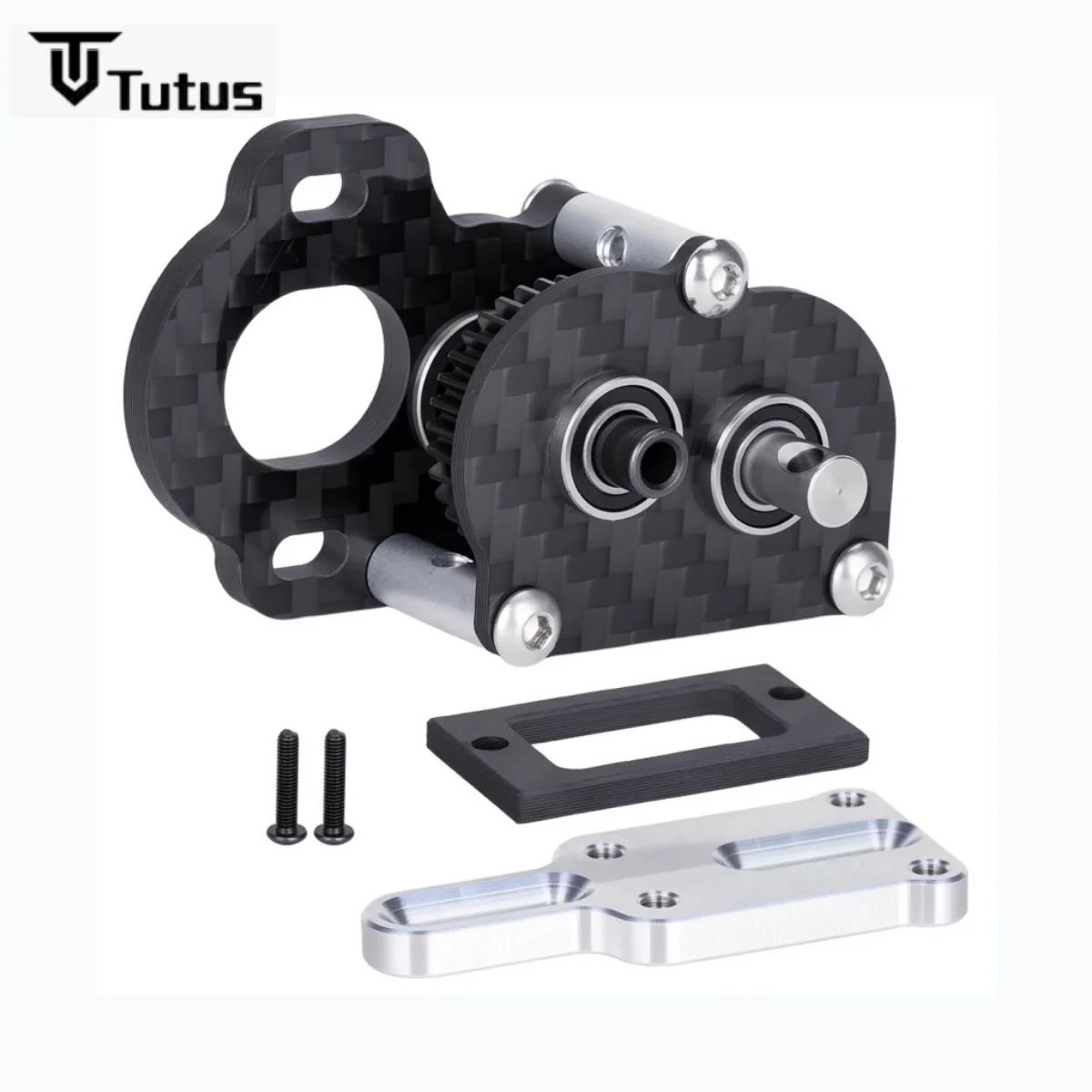 

48P 36T Portal Transmission Gearbox 3:1 Ratio 33.6g Ultra Light LCG 25mm Motor Mount Hole Hardened Steel for 1/10 RC Crawler Por
