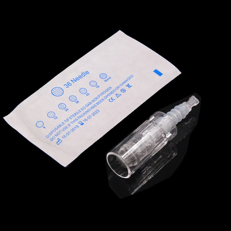 10/50/100pcs Round Nano Cartridges For Bayonet Derma Pen Microneedle Disposable Replacement N2 M5 M7 Microneedling Pen