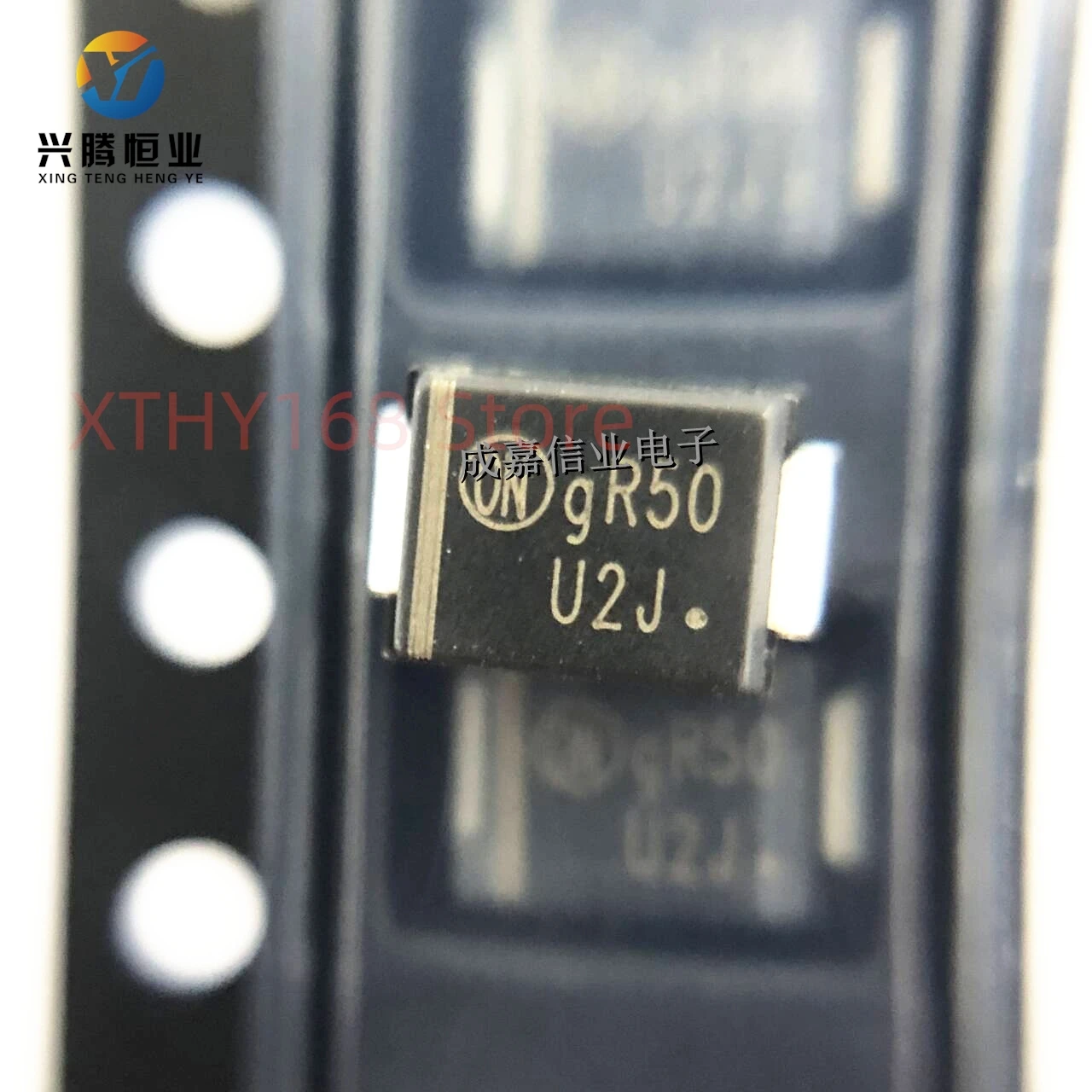 10pcs/Lot MURS260T3G SMB DO-214AA MARKING;U2J Diode Switching 600V 2A 2-Pin Operating Temperature:- 65 C-+ 175 C