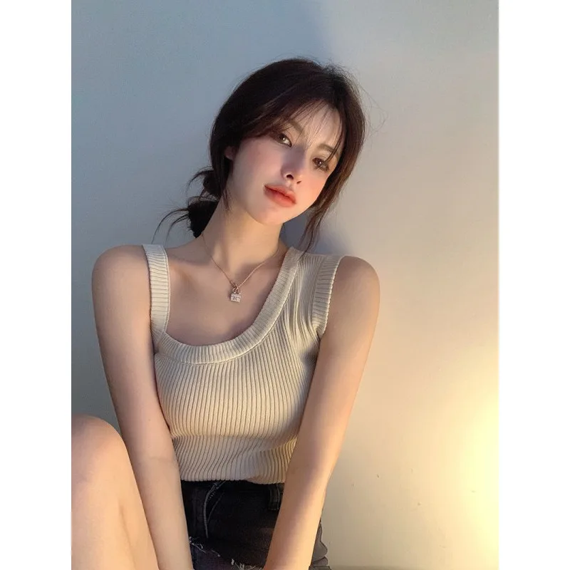 

Сексуальный шикарный жилет с небольшим ремешком, женский костюм, внутренняя одежда, верхняя одежда, высококачественный базовый сладкий и пряный топ, модный Svel ort Sle