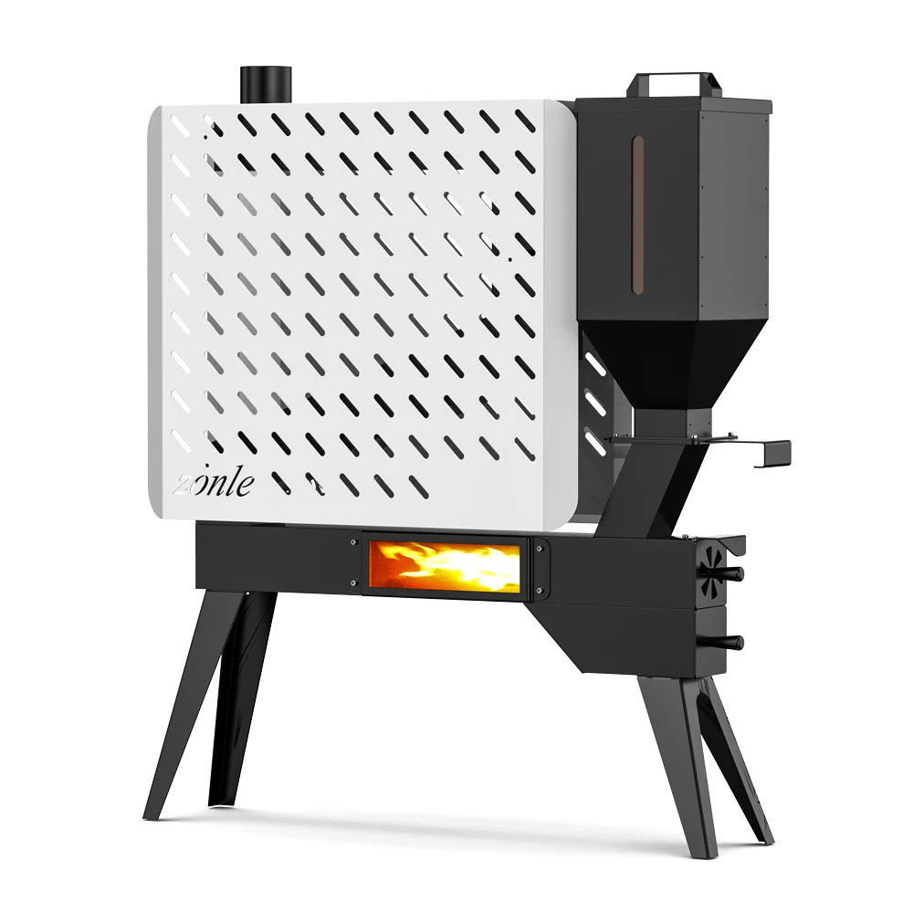 New Product Modern Style Non-electric Heater Outdoor/Indoor Pellet Stove Slim Width Wood Burning Pellet Stove For Sale