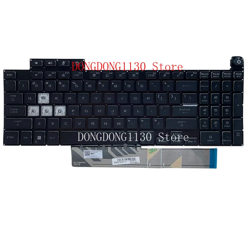 D US teclado del ordenador portátil para ASUS TUF Gaming F15 FA507 FA507R FX707 FX517 FA617 GA507 6913US00 V 210846 DS1 2022 2023 año