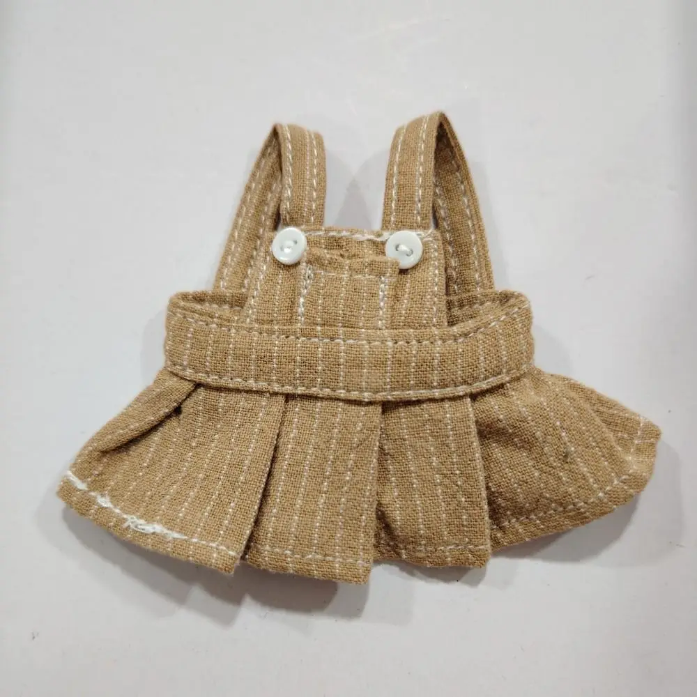 

for 12cm Accessories Suspender Dress Clothes Accessories Denim Dress for 12cm Mini Bear Clothes Dress Outfit Cute Stuffed