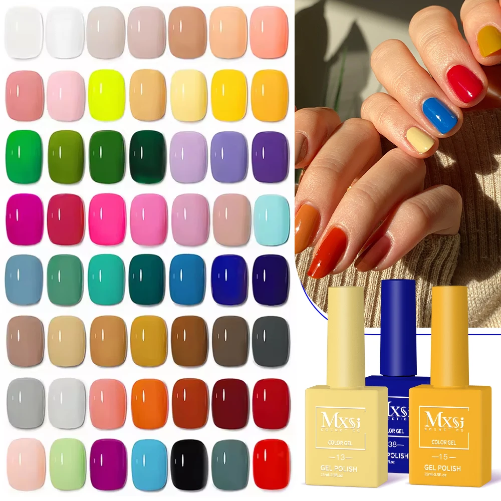 Mxsi 6 stks Royal Neon Gel Nagellak Set 60 Kleuren Voor Semi Permanente UV Gel Vernis Professionele salon Nail Art manicure Kit