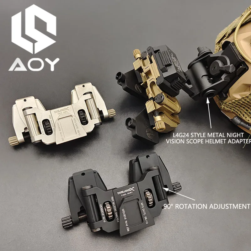 

Бинокулярные мостовые очки SOTAC PVS14 NVG, Навесное скакающее крепление для шлема L4 G24, алюминиевое быстрое крепление