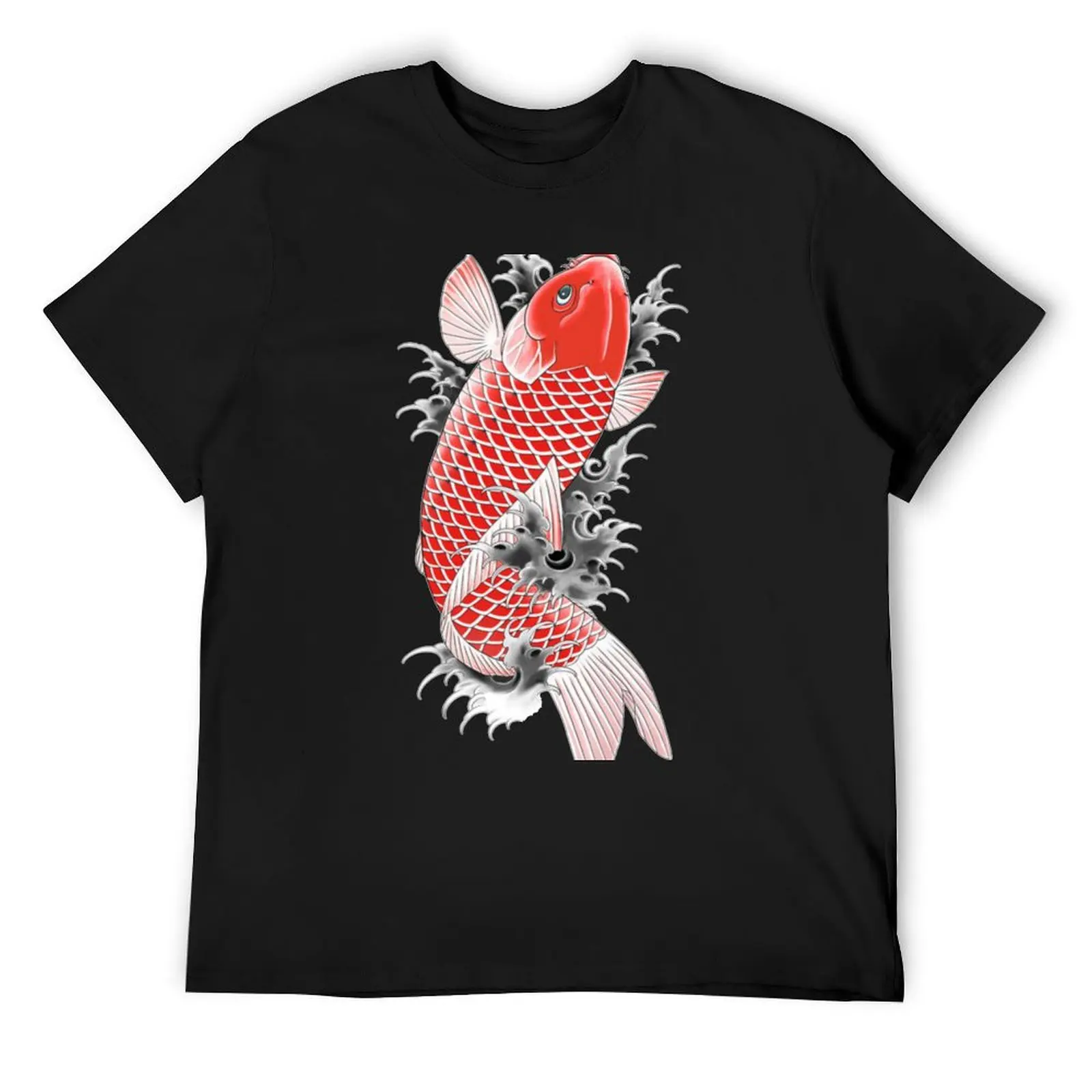 

Akira Nishikiyama Koi Yakuza T-Shirt oversize t-shirts man for a boy blacks anime t shirts mens t shirt graphic