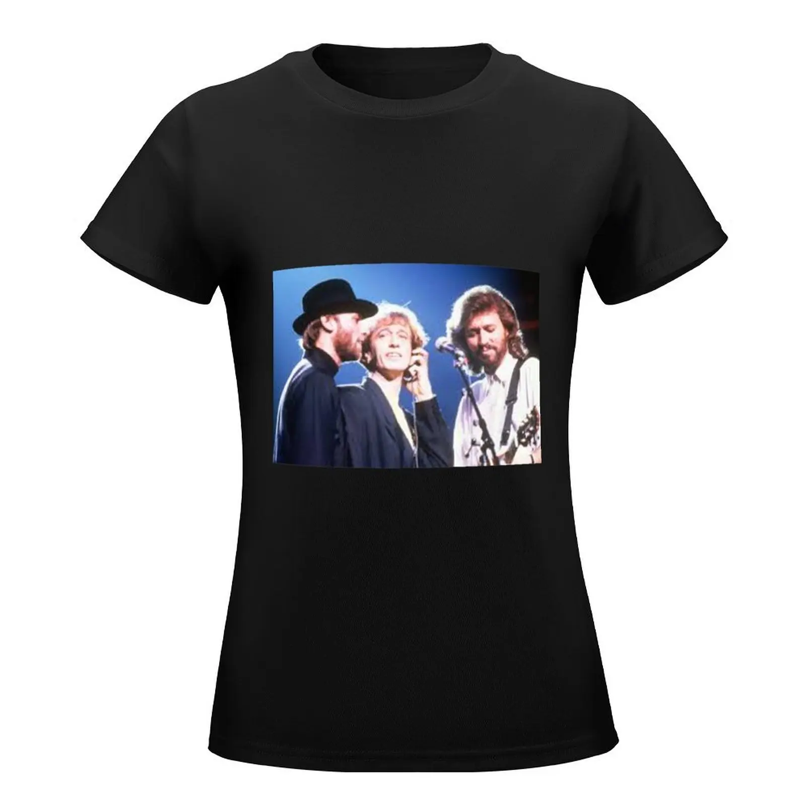 Bee Gees Big Head T-Shirt customs customs design your own animal prinfor aesthetic clothes Womens graphic t shirts