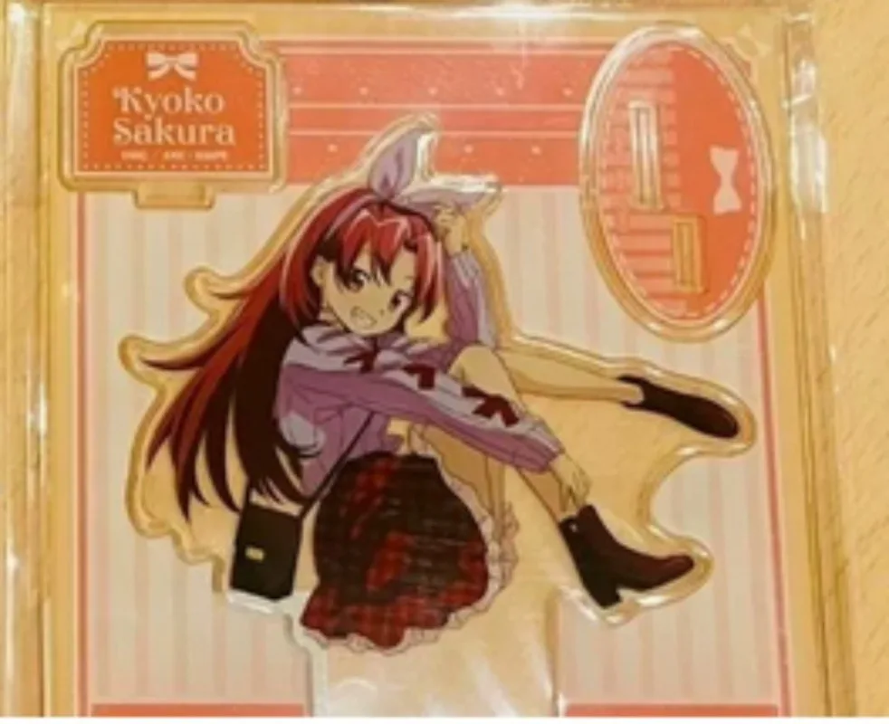 Anime Puellaing Magi Madoka Magica Stand Kaname Akemi Homura Miki Sayaka Tomoe Mami Kyoko Model Plate Standing Desk Ornament