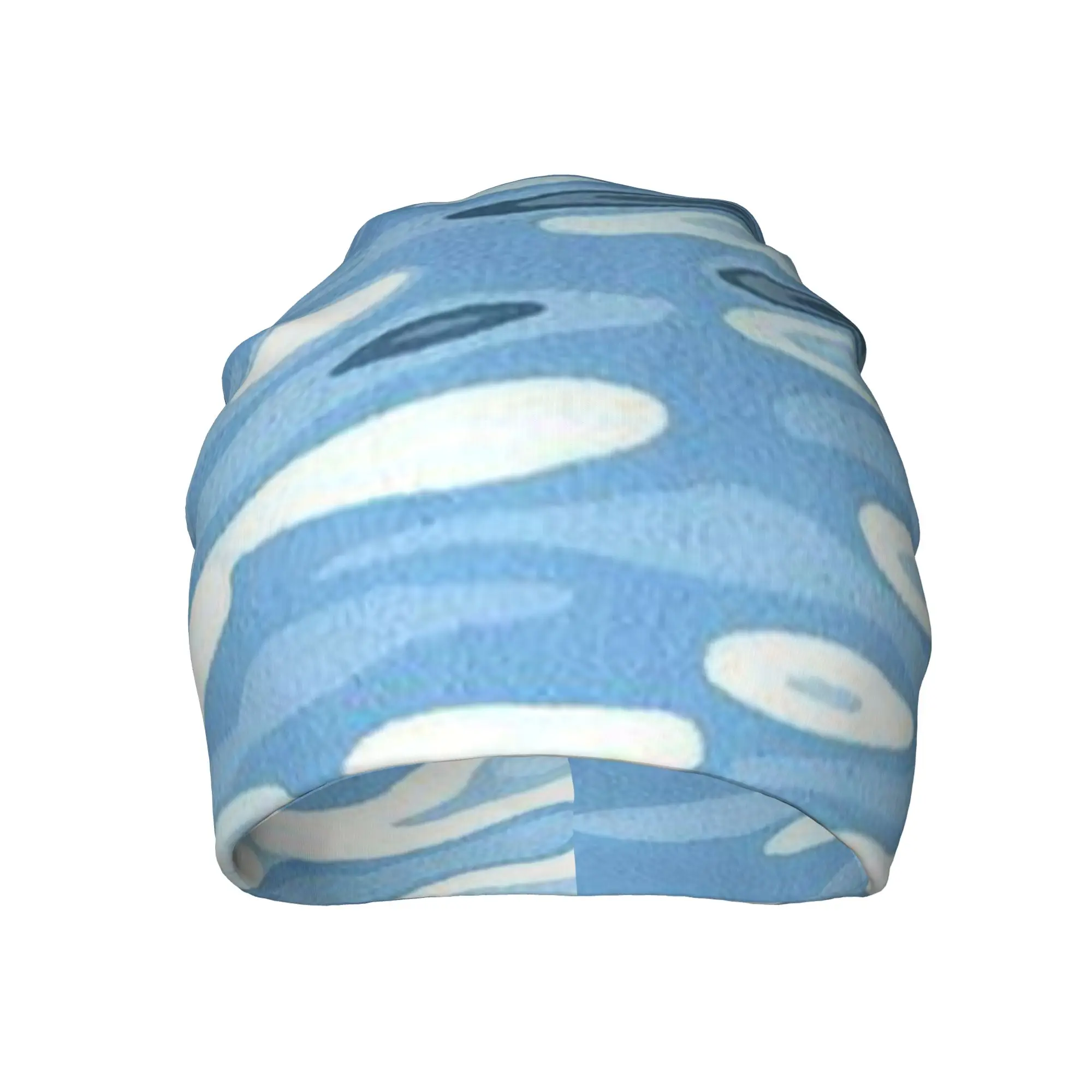 Bonnet Hats Sea Wave Men Women's Thin Hat Blue (13) Street Style Cap Design Skullies Beanies Caps