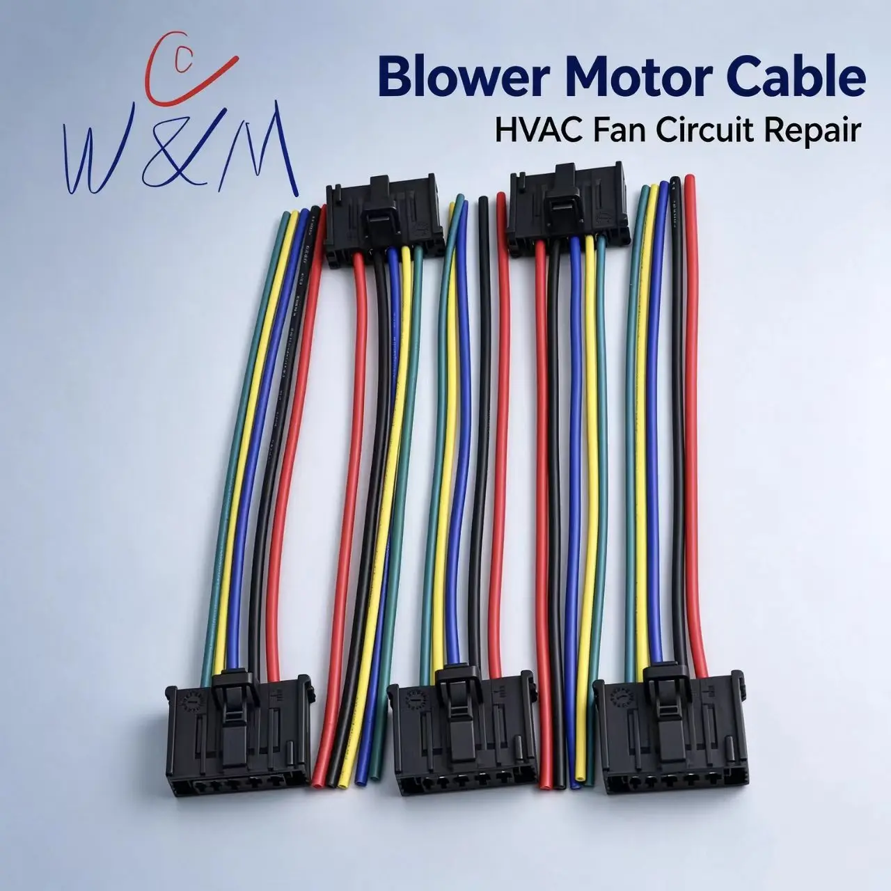 Heater Blower Motor Fan Resistor Wiring Harness Connector Plug Repair Cable for OPEL Vauxhall Corsa D E Adam, OE 95508692