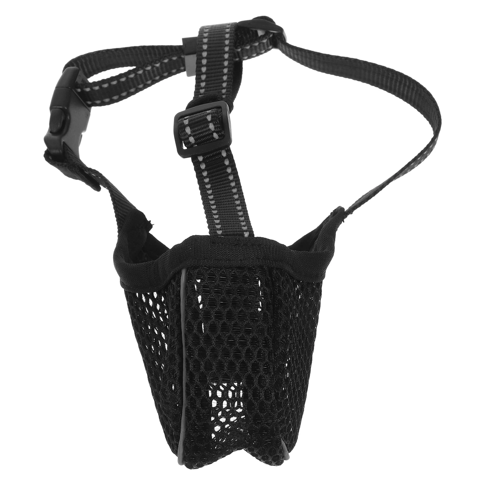 

Dog Muzzle Adjustable Soft Mesh Breathable Pet Mask for Large Dogs XL Bite Cover Mouth Guard Polyester Grooming muzzle dog